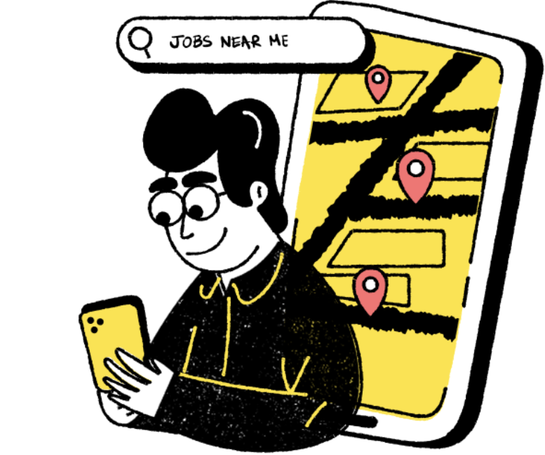 Job Search Illustration
